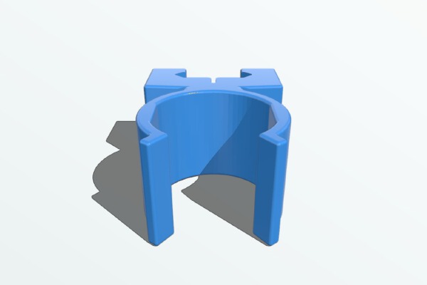 Picatinny Flashlight mount | 3d print model