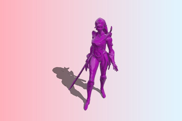 League of legends diana – girl | 3d print model