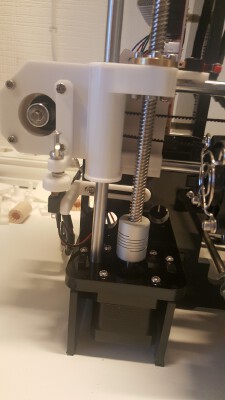 Anet A8 upgrade adjustable Z-endstop easy to adjust with screw | 3d print model
