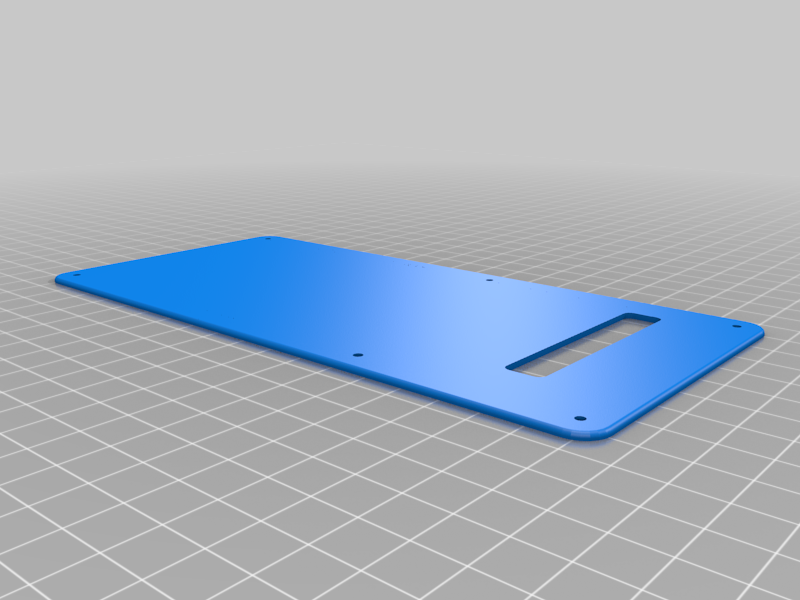 Fender Stratocaster Back Plate Cover for only Stratocaster-3D