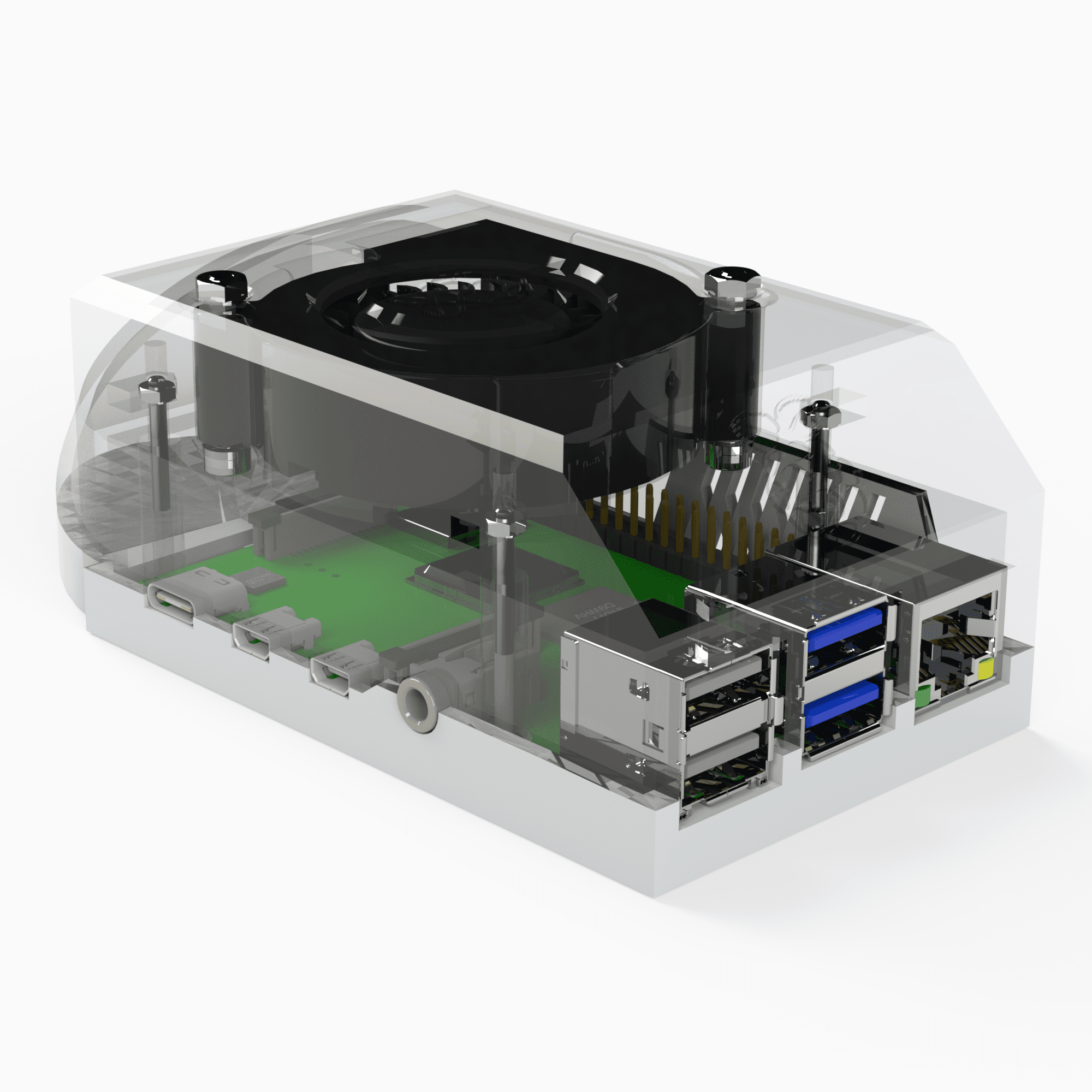 Raspberry Pi 3_4 Turbo Case