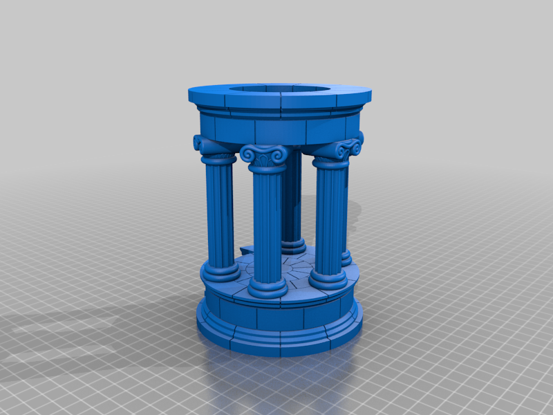 Roman Temple, Circular