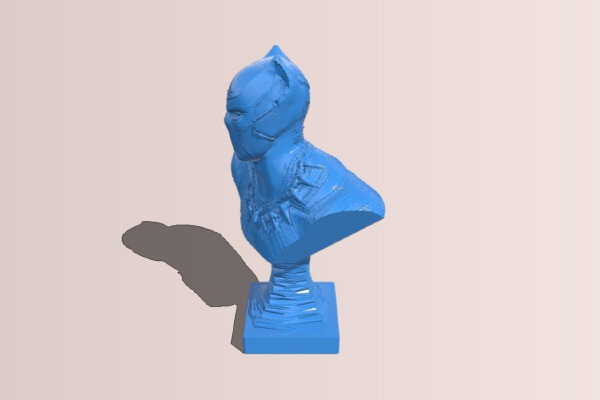 Black panther bust | 3d print model