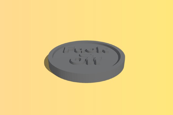 F*ck off coin | 3d print model