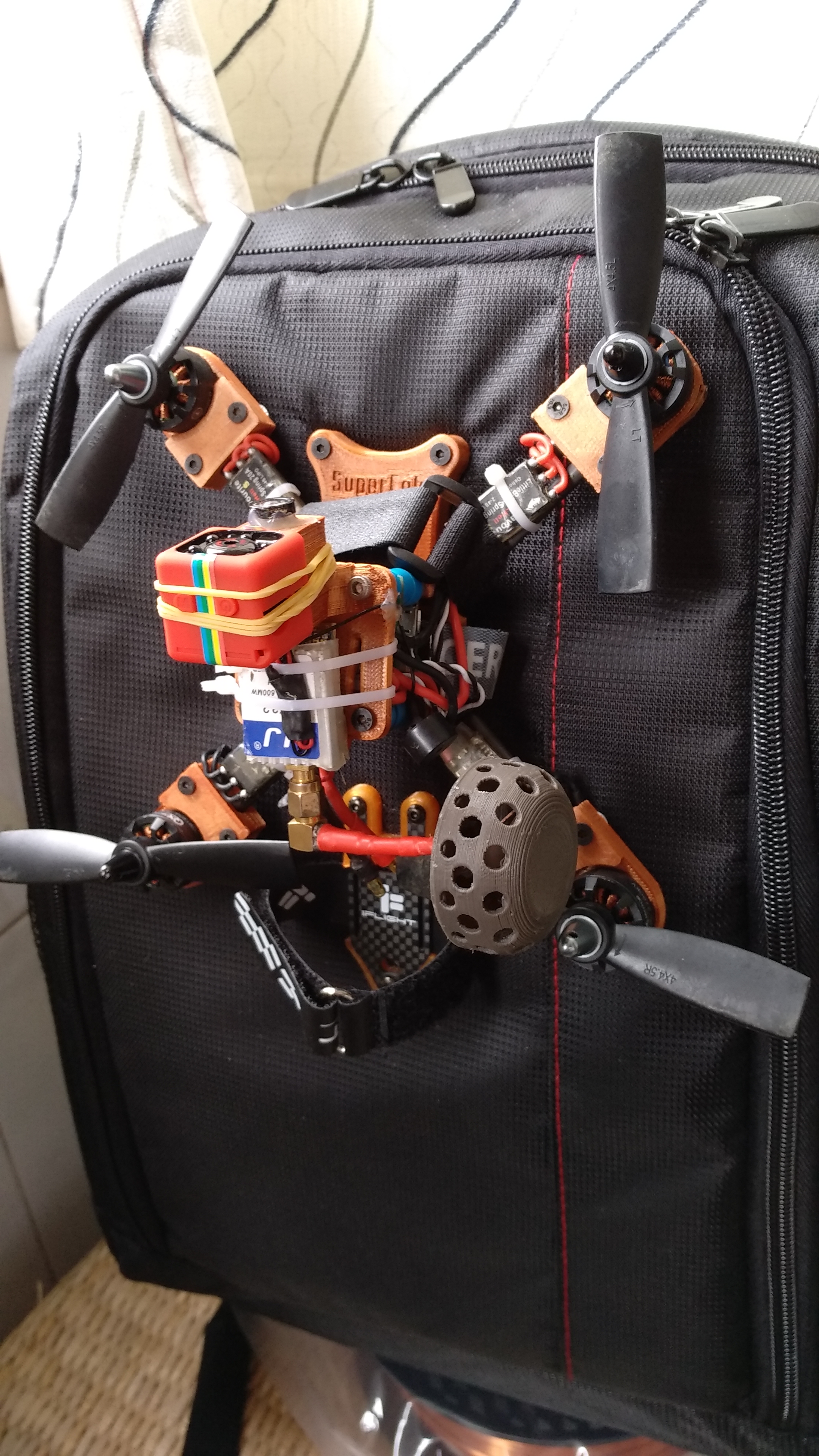 Backpack Plug Bundle Mount_Hang buckle  Strap for FPV Drones Quadcopter Case Bag