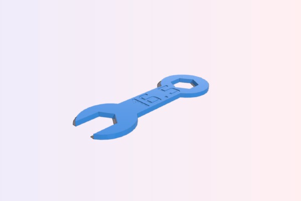 16.5 mm Printrbot Simple Auto Level Sensor Wrench | 3d print model