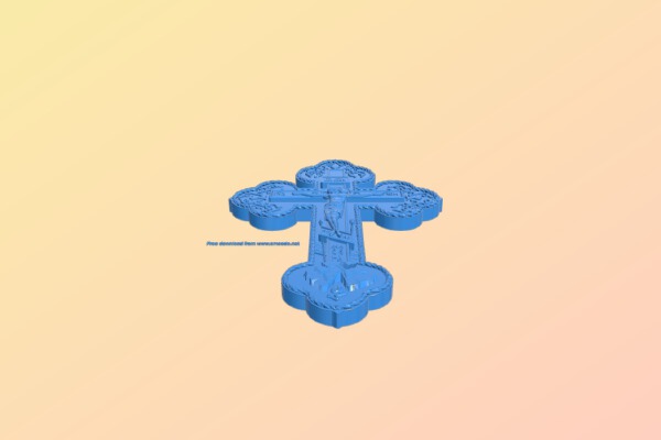 Cross symbol pattern | 3d print model