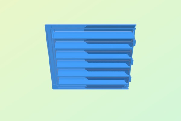 Side vent for caravan | 3d print model