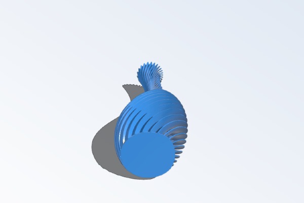 Twisted Spiral Vase | 3d print model