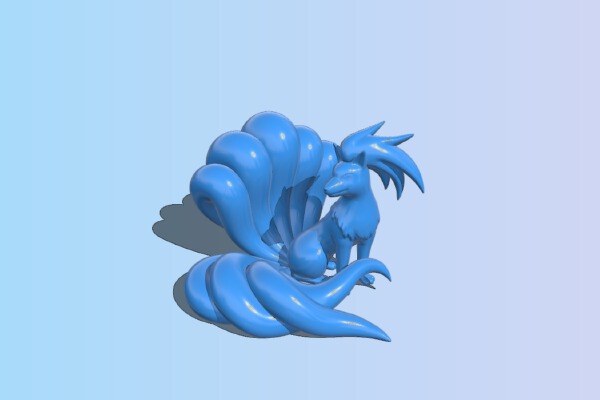 Ninetales(Pokemon) | 3d print model