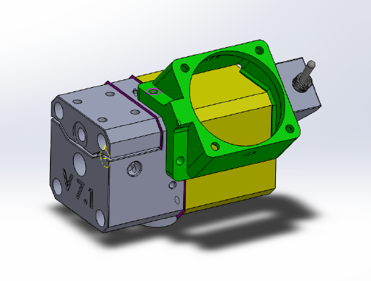 Zeepro ZIM bottom extruder V7 | 3d print model