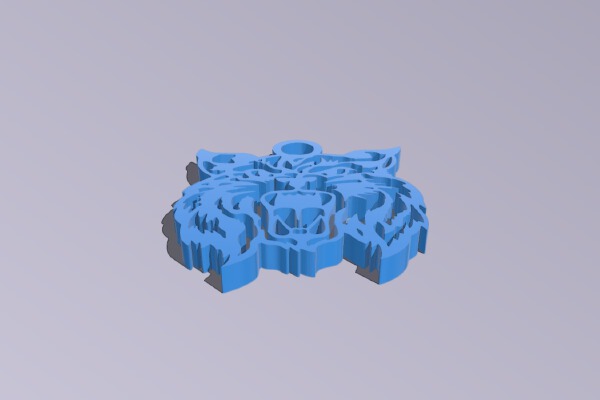 Bobcat keychain | 3d print model