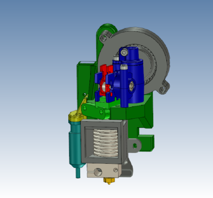 HEVO Mount for the Nimble V1 and a V6 | 3d print model