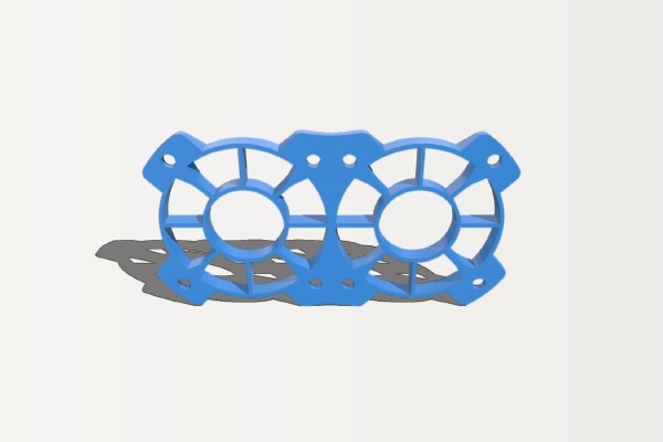 Dual 40mm Fan Grill | 3d print model