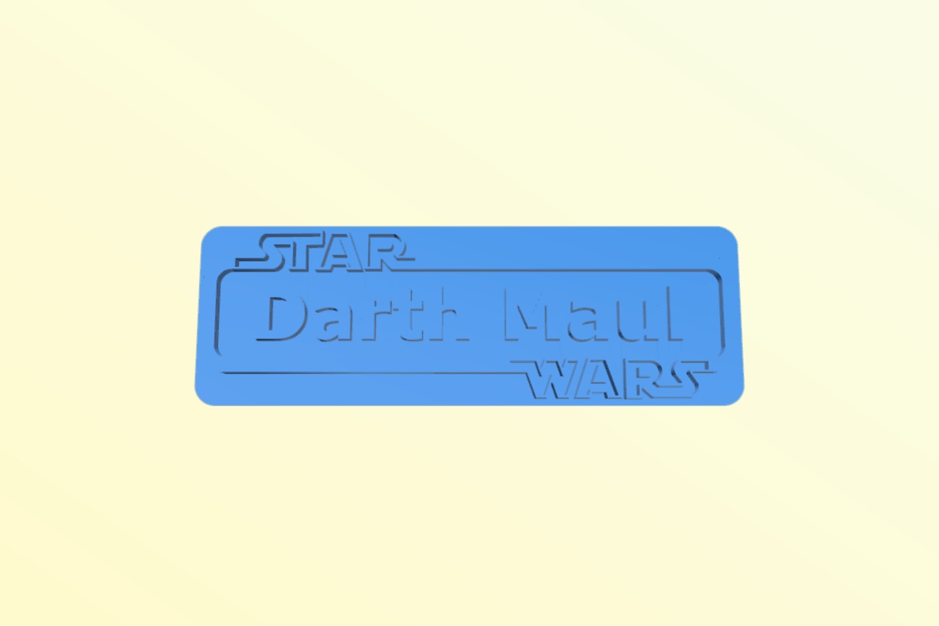 Star Wars - Darth Maul Name Plate
