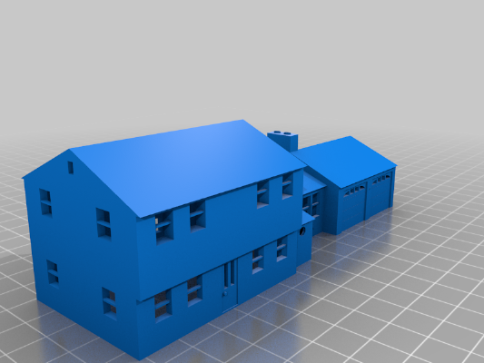 N scale house | 3d print model