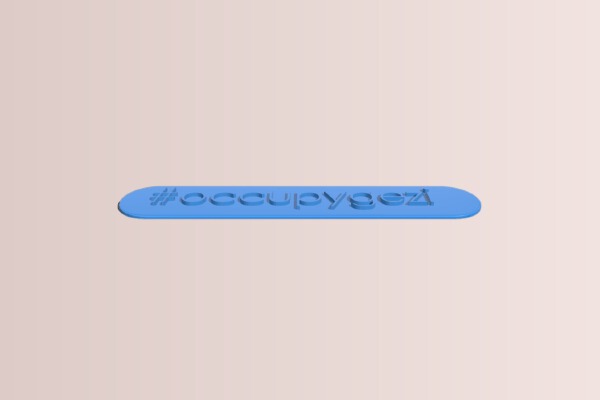 #occupygezi Support the protest against the Turkish government. | 3d print model