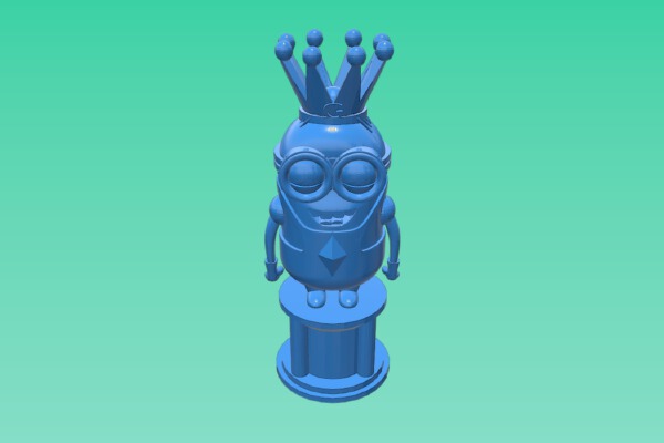 Queen Minion chess | 3d print model
