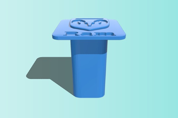 Dodge Ram Receiver plug 2.6 | 3d print model