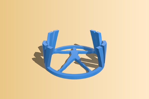 Westworld Drink Coaster Holder | 3d print model