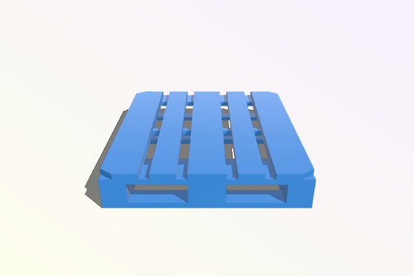 Pallet for "Surprise Egg #2 - Tiny Fork Lift" | 3d print model