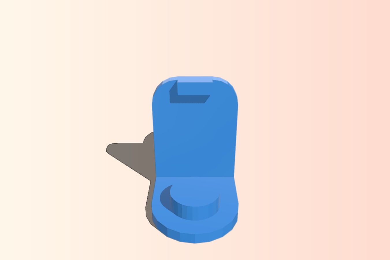 Clip-on casetop filament guide for Solidoodle