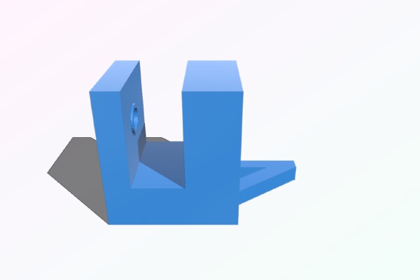 Wanhao i3 plus y-belt pulley mount | 3d print model