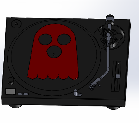 #GhostlyVinyl | 3d print model