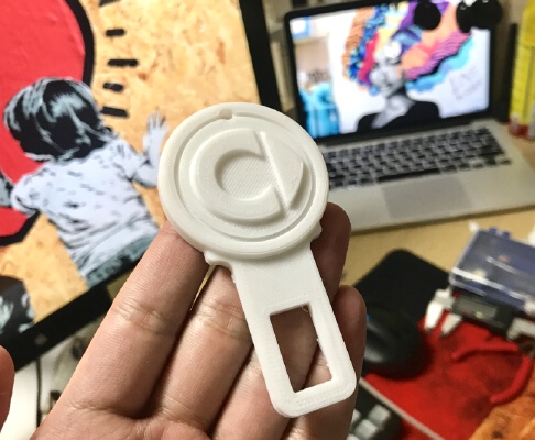 Smart Fortwo Seatbelt Latch | 3d print model