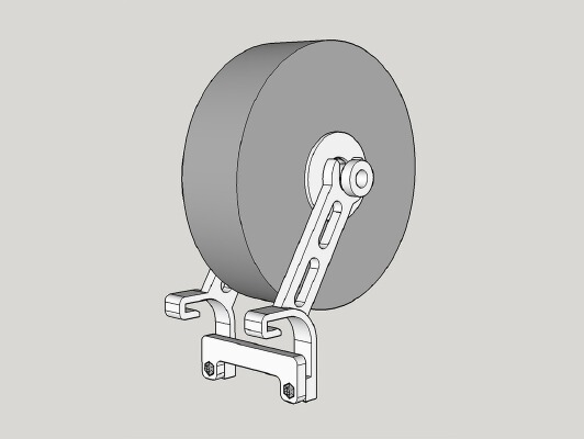 Improved M3D Micro Filament Spool Holder | 3d print model