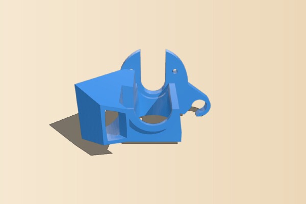 Kossel Hot End Fan 25mm j head | 3d print model
