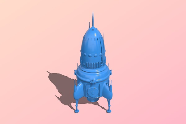 rocketship | 3d print model
