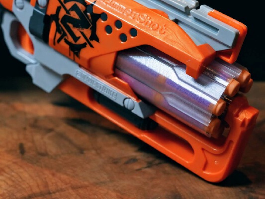 Inline Magazine 16 Shot Hammershot Cylinder.. Oh Yes! | 3d print model
