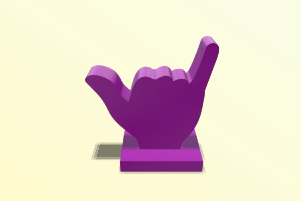 Hang loose- Rasta Pura-Vida | 3d print model