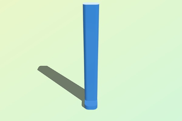 Filament spool holder extension arm | 3d print model