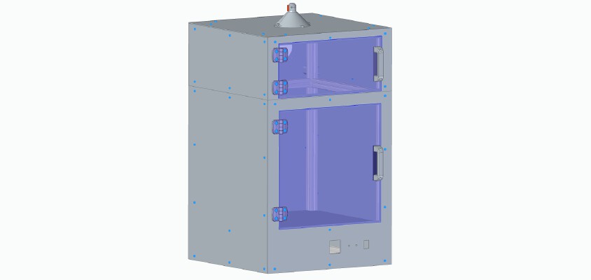 Hypercube Evolution Insulated Enclosure | 3d print model