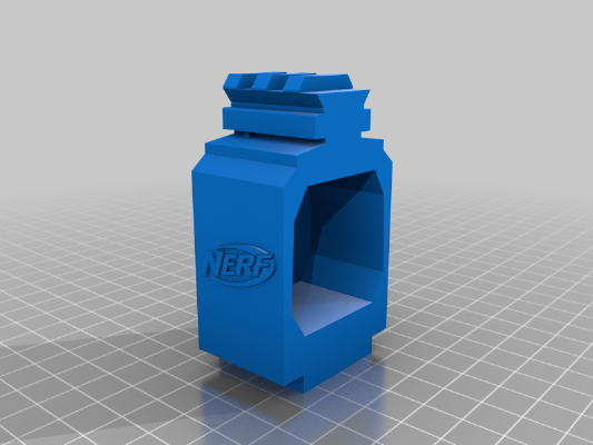 Nerf Stock End Cap | 3d print model