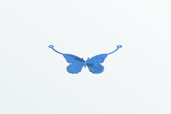 Translucent Butterfly Necklace | 3d print model