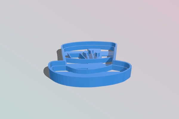cookies cutter crazy hatter, alice | 3d print model