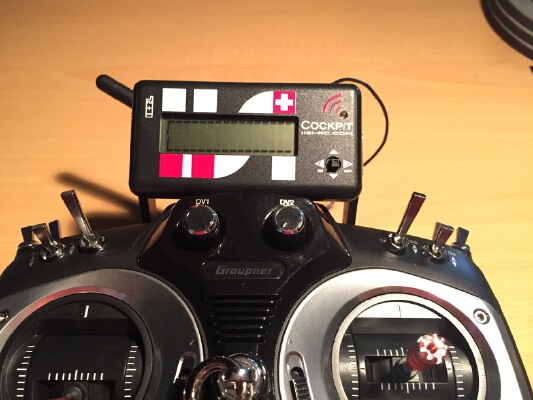 Graupner MZ18 _ MZ24 IISI telemetry holder | 3d print model