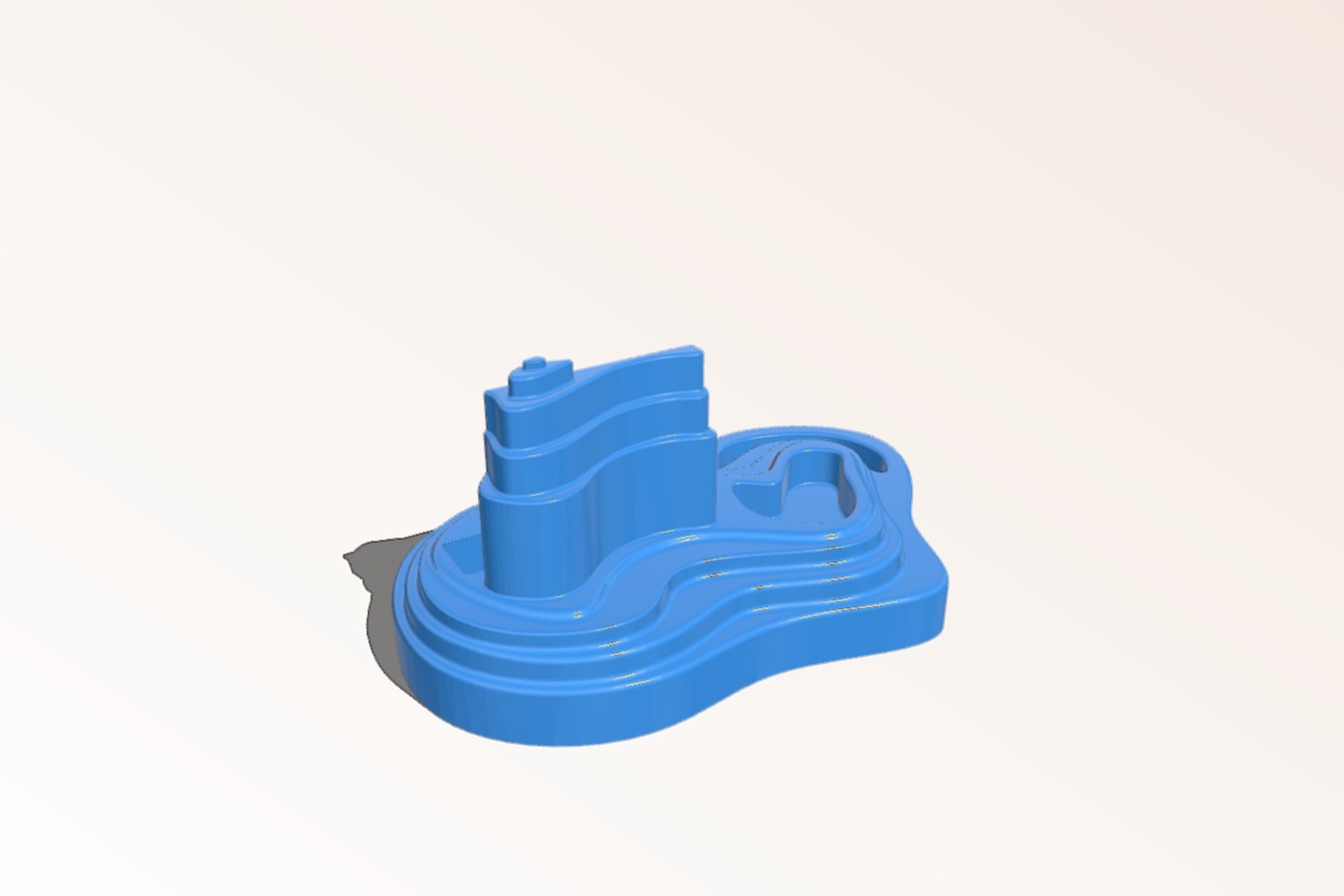 Layered Landscape Phone Stand