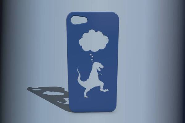 Dinosaur shaped phone Case | 3d print model