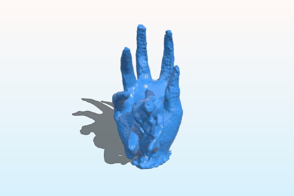 Thinker Hand | 3d print model