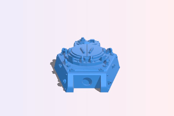 Gryphonne IV Turret - 21mm x 2.5mm hole | 3d print model