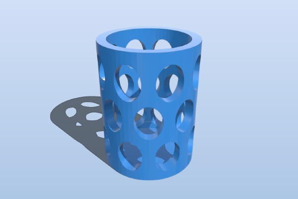 Bubble pen pot | 3d print model