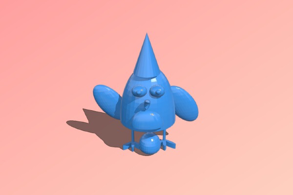 party penguin | 3d print model