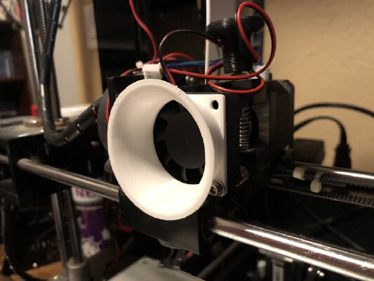 40mm Fan Venturi - Velocity Stack | 3d print model
