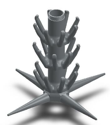 Bottle drying rack | 3d print model