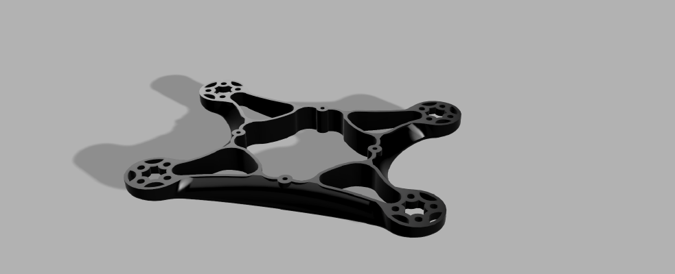 Bare Bones 76mm StretchX for 1103's | 3d print model