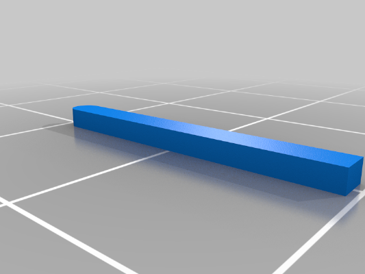 Fence, rail picket model 00 009 H0 HO | 3d print model